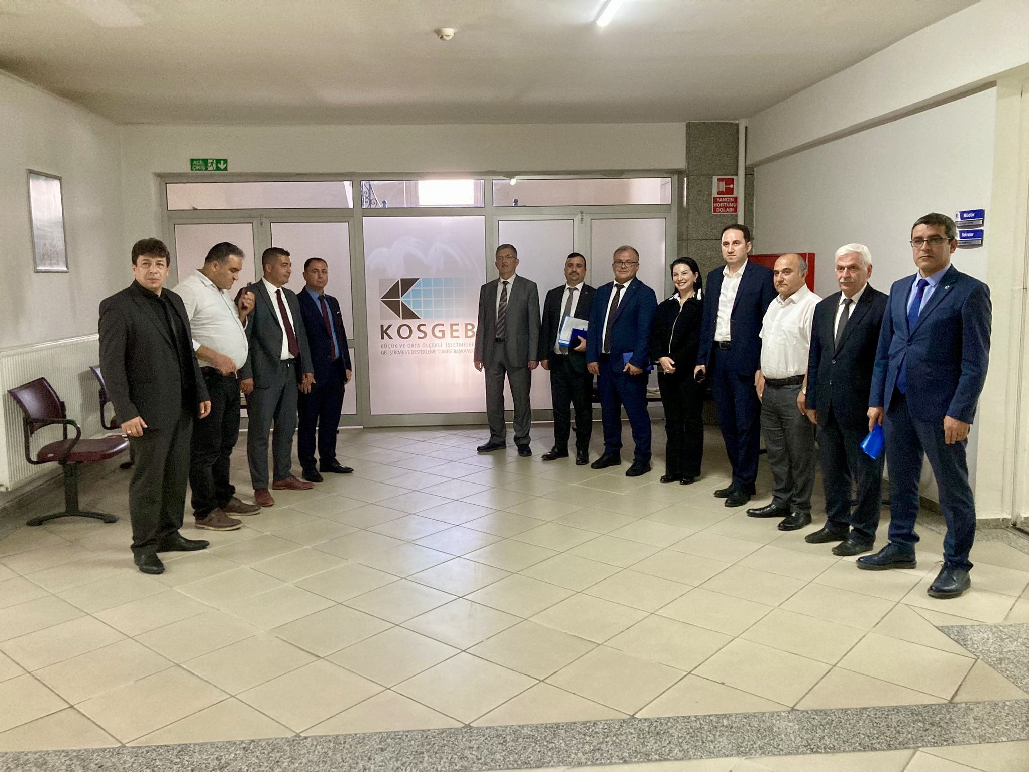 KOSGEB İl Müdürlüğünde Bir Araya Geldiler Toplantıya Bolat Başkanlık Yaptı