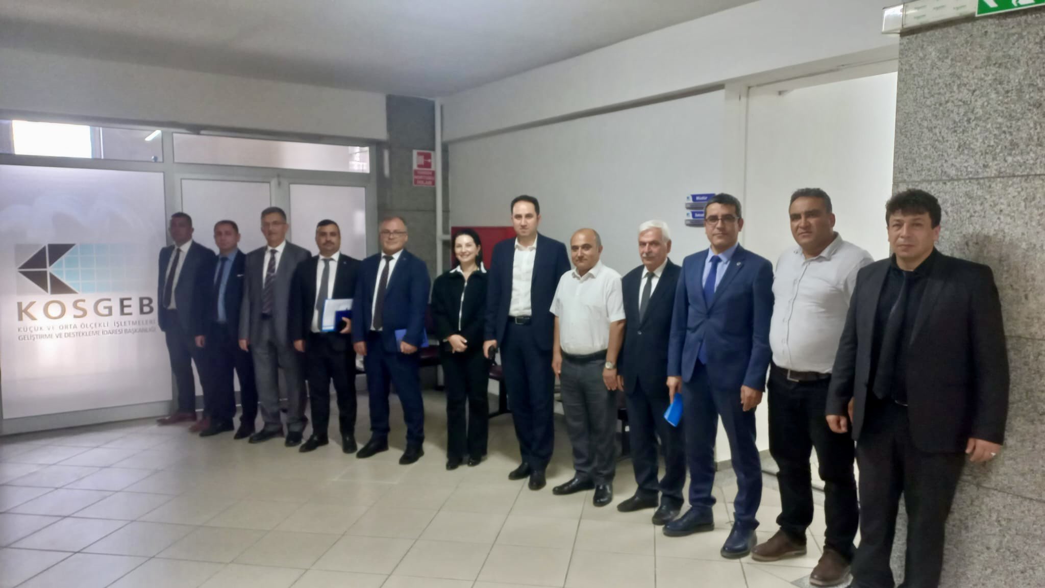 KOSGEB İl Müdürlüğünde Bir Araya Geldiler Toplantıya Bolat Başkanlık Yaptı