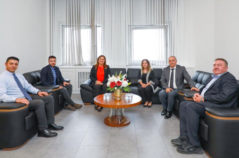 Yeşilay ve Beraberindeki Heyet Başkan Köksal'ı Ziyaret Etti