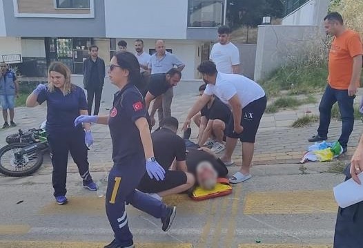 Motosiklet Sürücüsü Ölümden Döndü