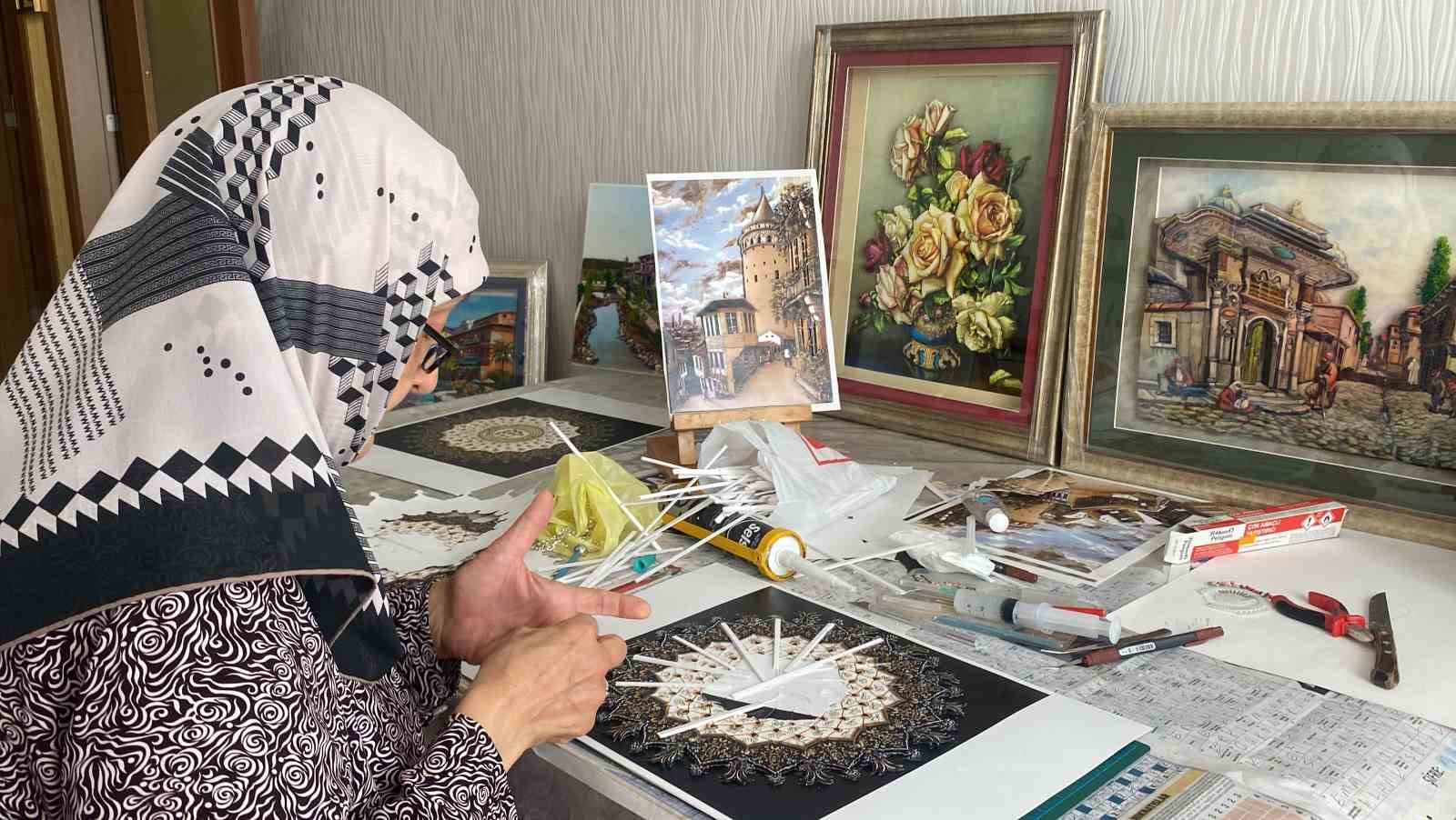 EŞİNİN ACISINI SANATI İLE DİNDİRDİ