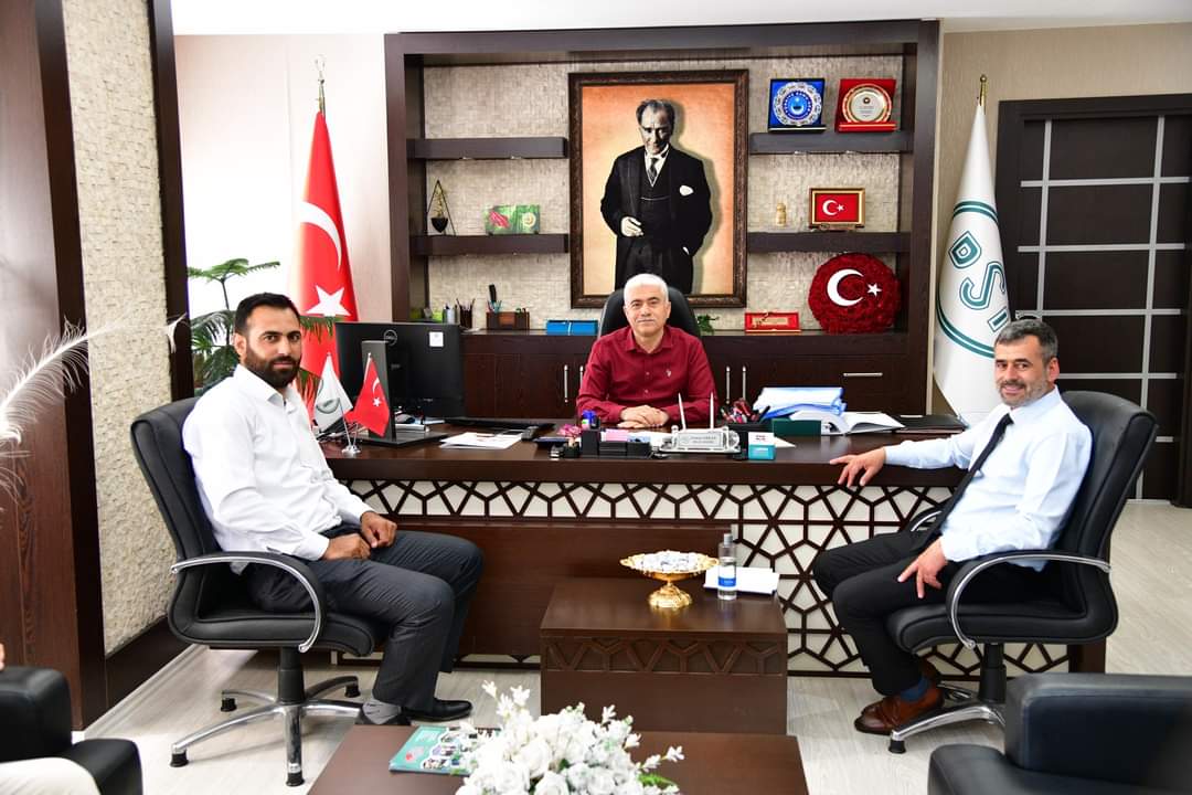 Başkan Çetinkaya Bölge Müdürü Erkan'ı Ziyaret Etti
