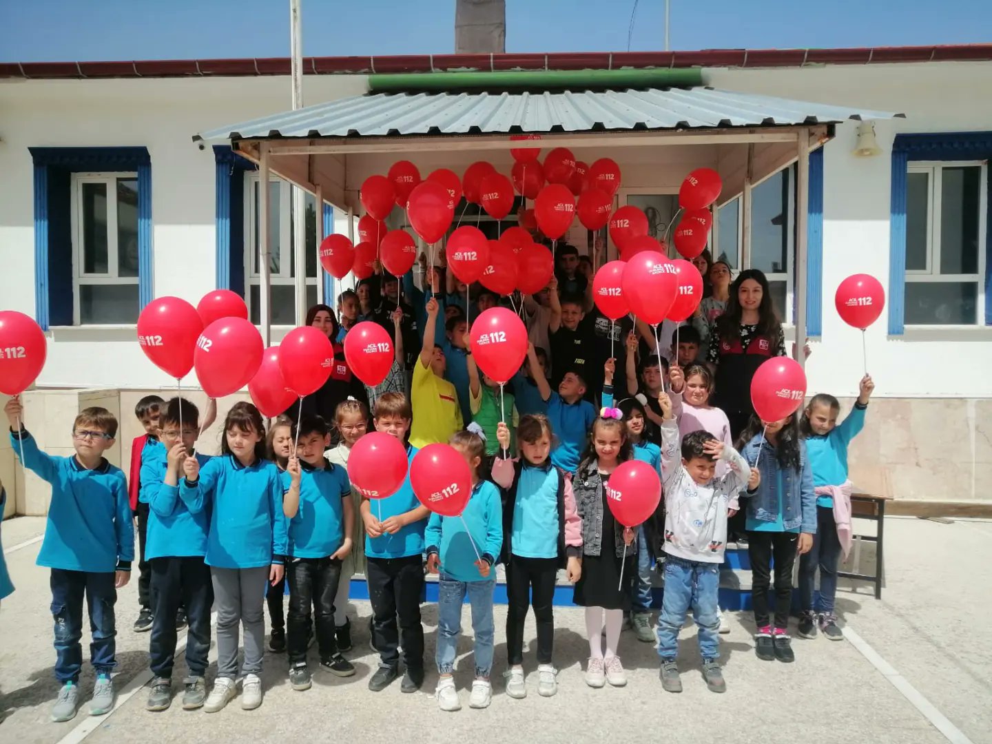 112 Acil Çağrı Merkezi Yetkilileri Miniklerle Buluştu