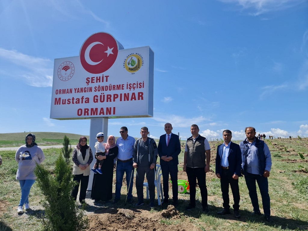ŞEHİT GÜRPINAR İÇİN HATIRA ORMANI OLUŞTURULDU