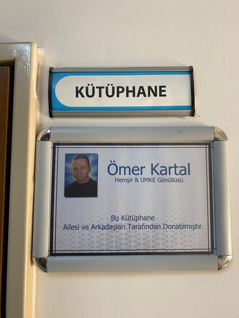 ÖMER KARTAL'IN İSMİ KÜTÜPHANEDE YAŞAYACAK