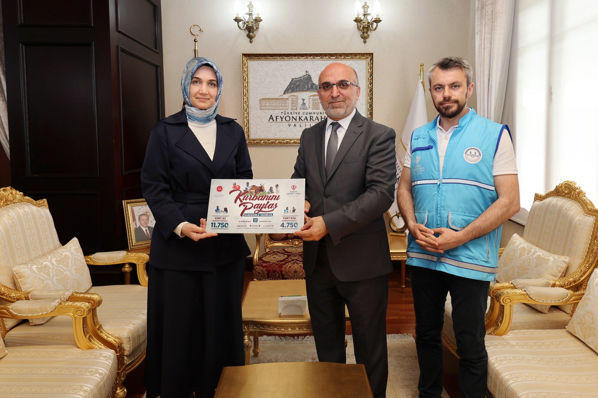 Vali Yiğitbaşı, Kurban Vekaletini Türkiye Diyanet Vakfı'na Verdi