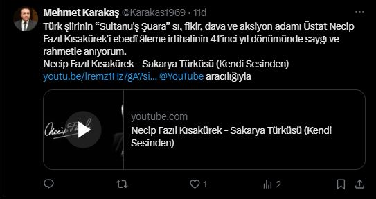 REKTÖR KARAKAŞ  KISAKÜREK'İ UNUTMADI