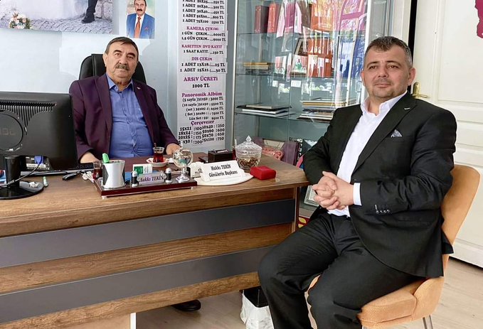 Başkan Koyuncu'dan Eski Başkan Tekin'e Ziyaret