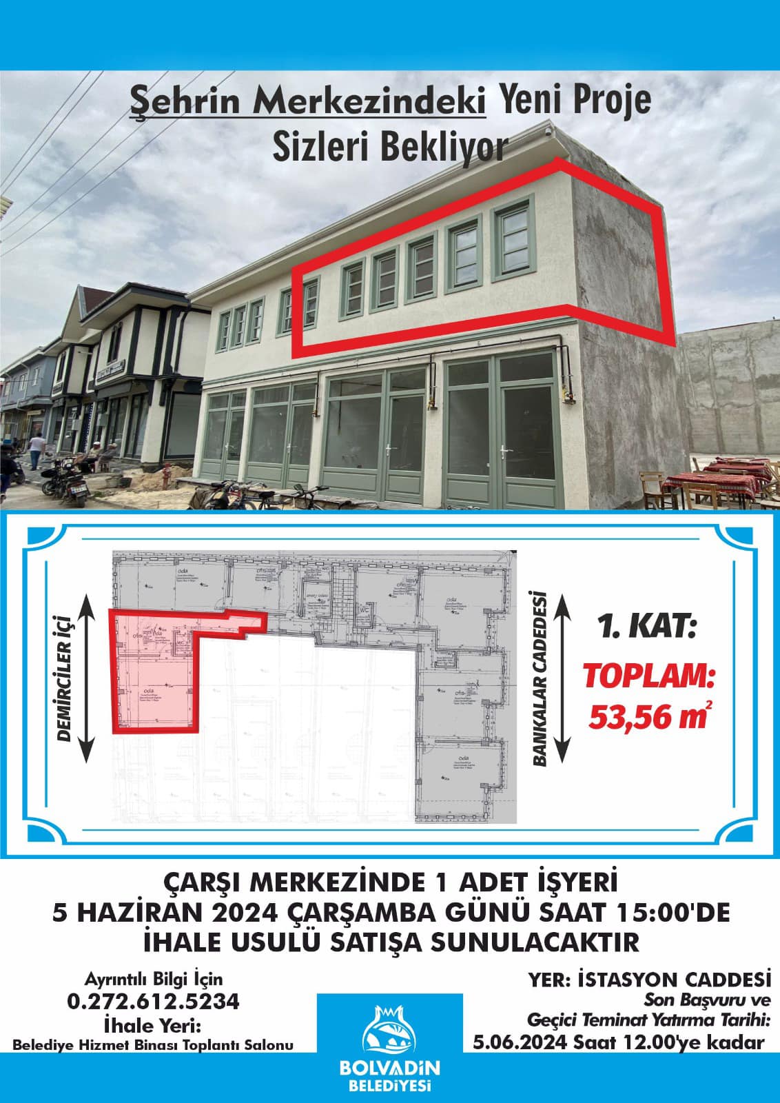 Bolvadin Belediye Başkanlığı’ndan İlan