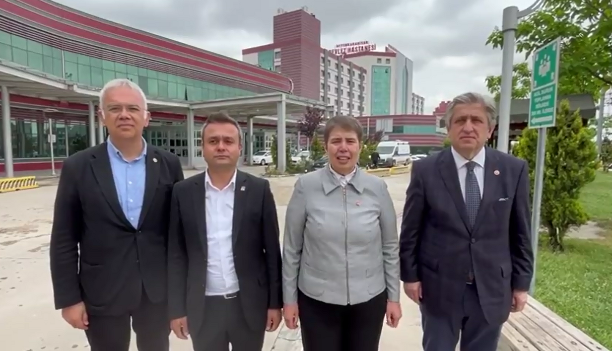 CHP'li Heyet Devlet Hastanesindeki Diyaliz Hastalarını Ziyaret Edemedi