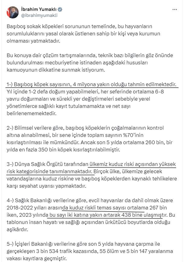 Bakan Yumaklı Kuduz Vaka Sayısı 2 Kat Arttı