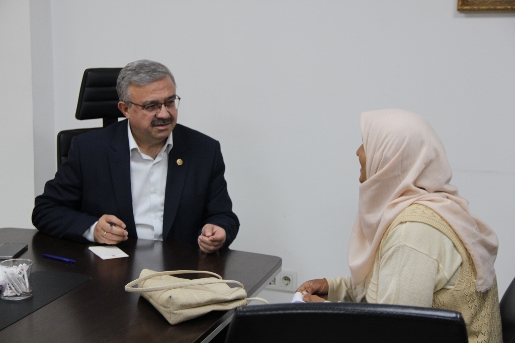 MİLLETVEKİLİ YURDUNUSEVEN HALKI DİNLEDİ