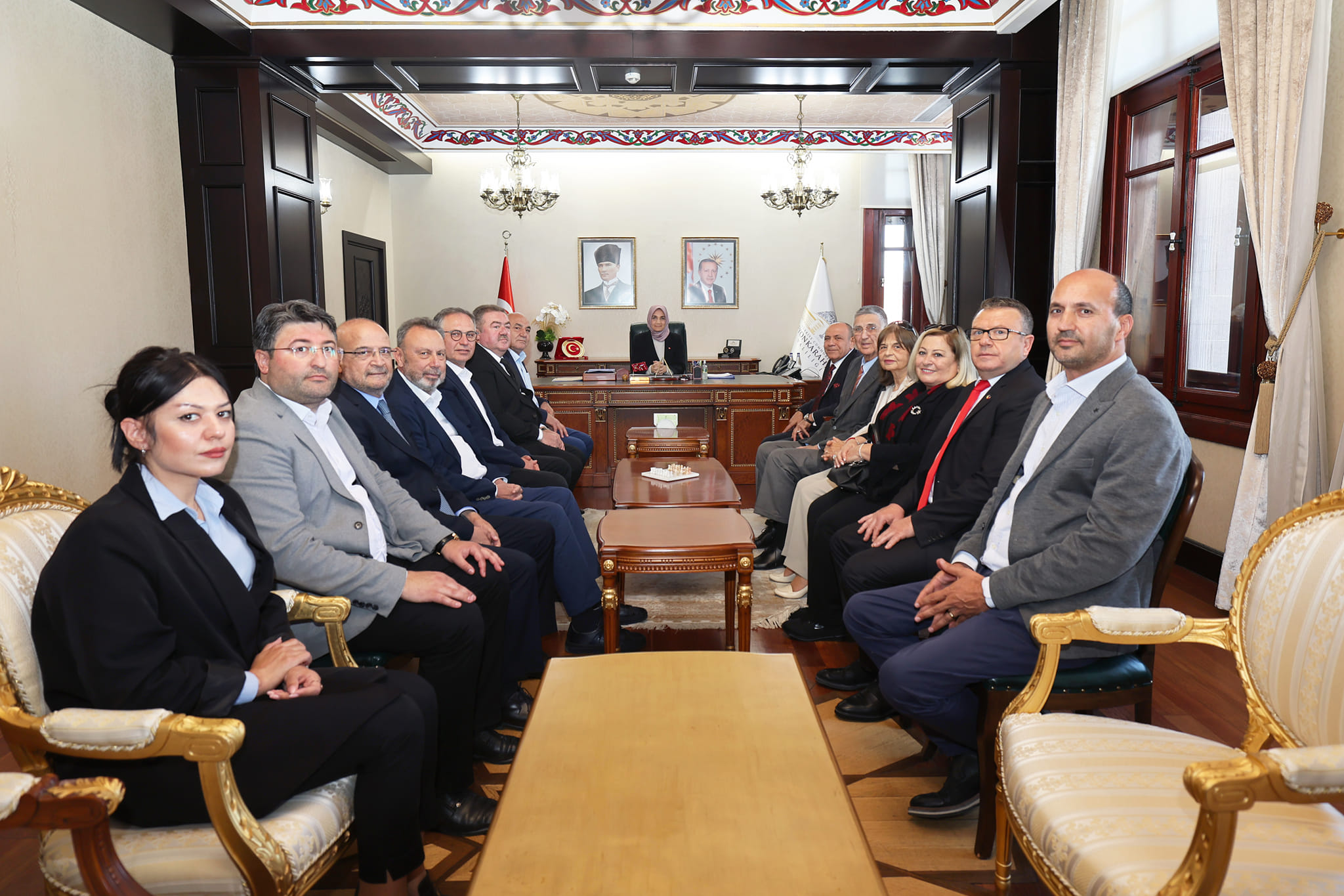 Afyonkarahisar Valisi EGEV Başkanı Küçükkurt ve Heyetini Kabul Etti