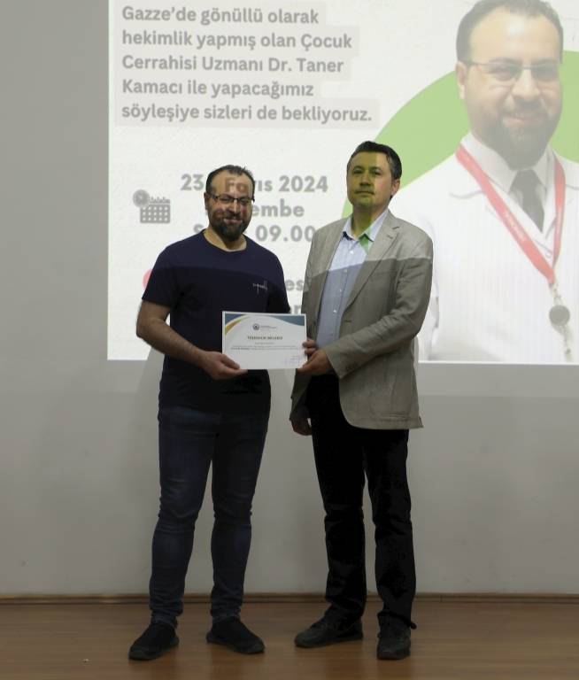Gazze’deki Soykırıma Tanıklık Eden Doktor AFSÜ’de Gözlemlerini Anlattı