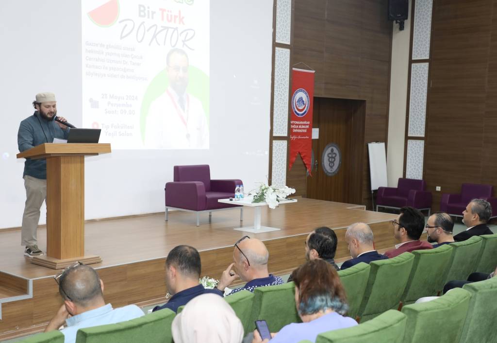 Gazze’deki Soykırıma Tanıklık Eden Doktor AFSÜ’de Gözlemlerini Anlattı
