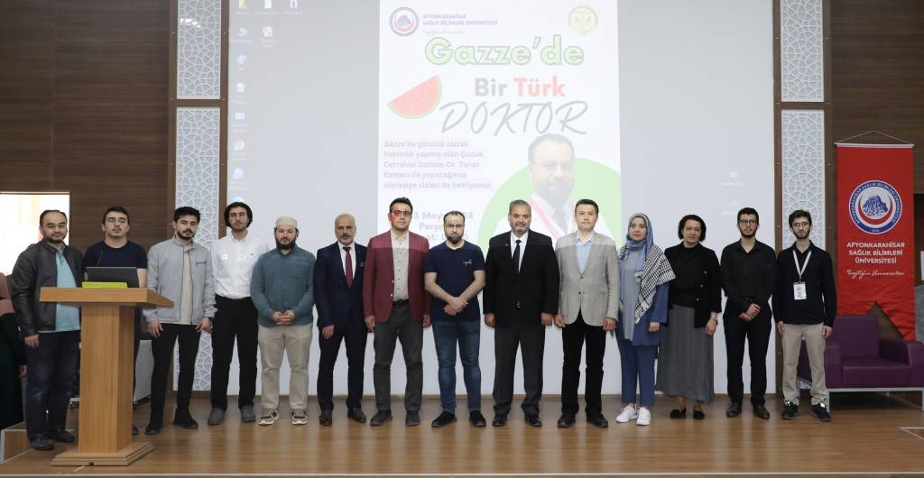 Gazze’deki Soykırıma Tanıklık Eden Doktor AFSÜ’de Gözlemlerini Anlattı