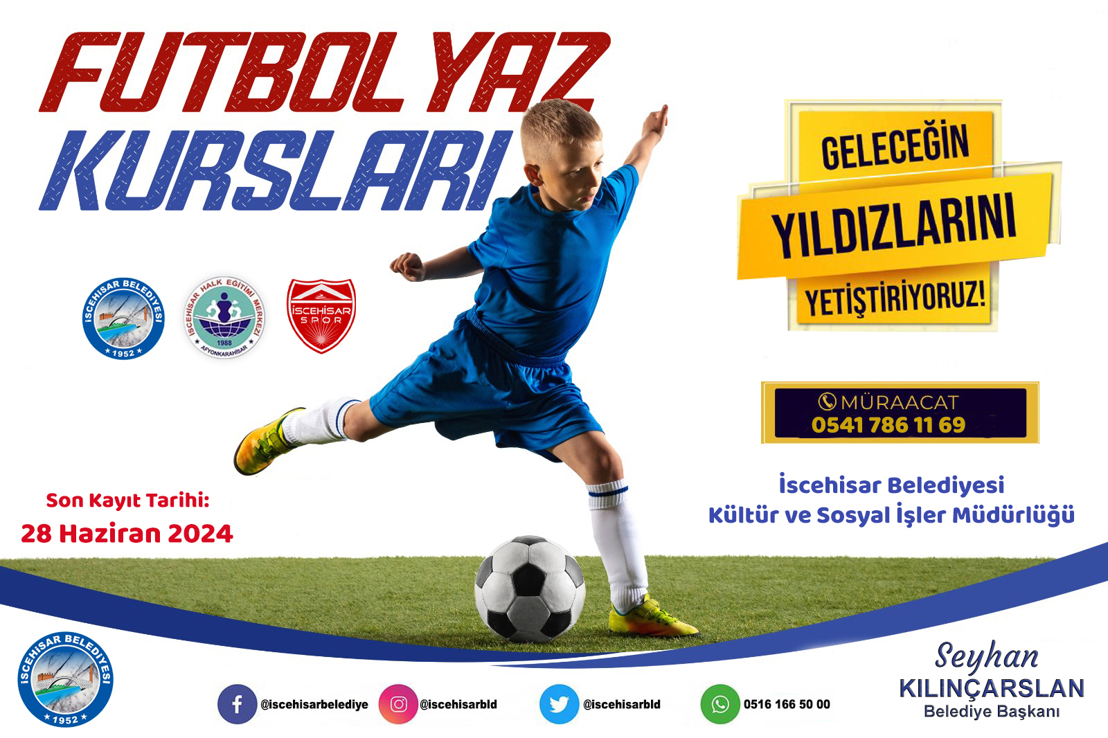 Haydi Çocuklar Sahaya!  Geleneksel Futbol Yaz Okulu Kayıtları Başladı