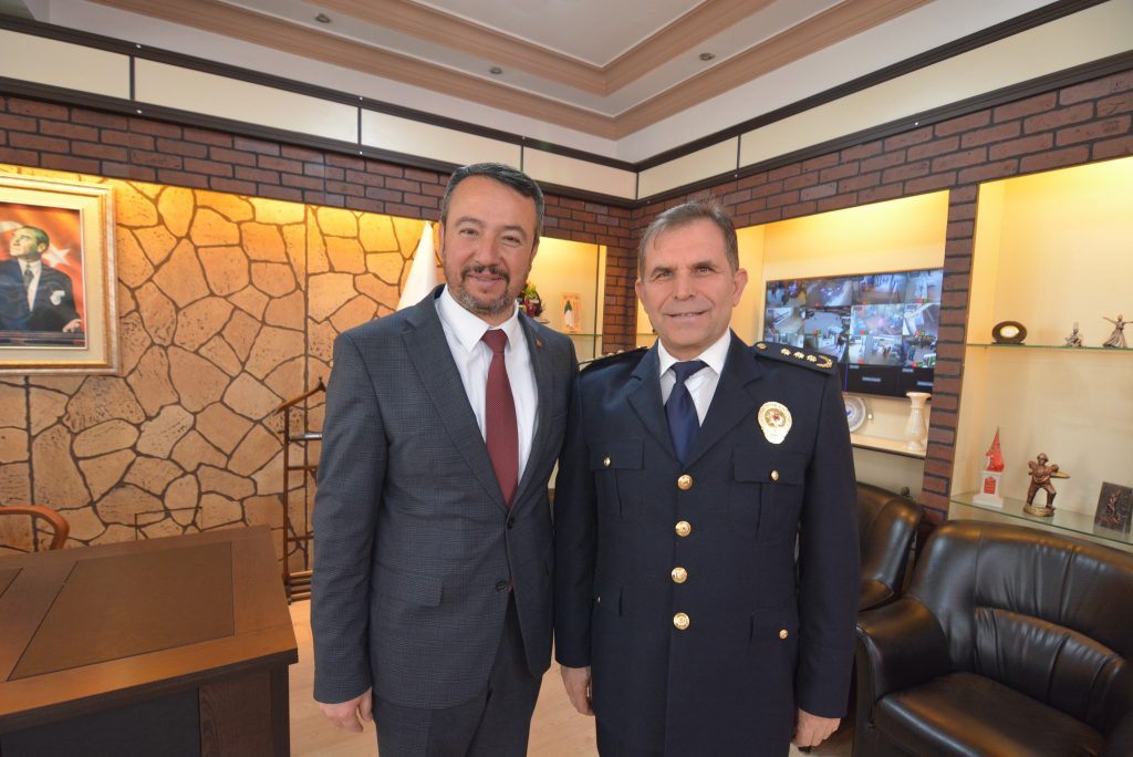 EMNİYET MÜDÜRÜ ÖĞÜT, BAŞKAN ÖZTAŞ'I ZİYARET ETTİ