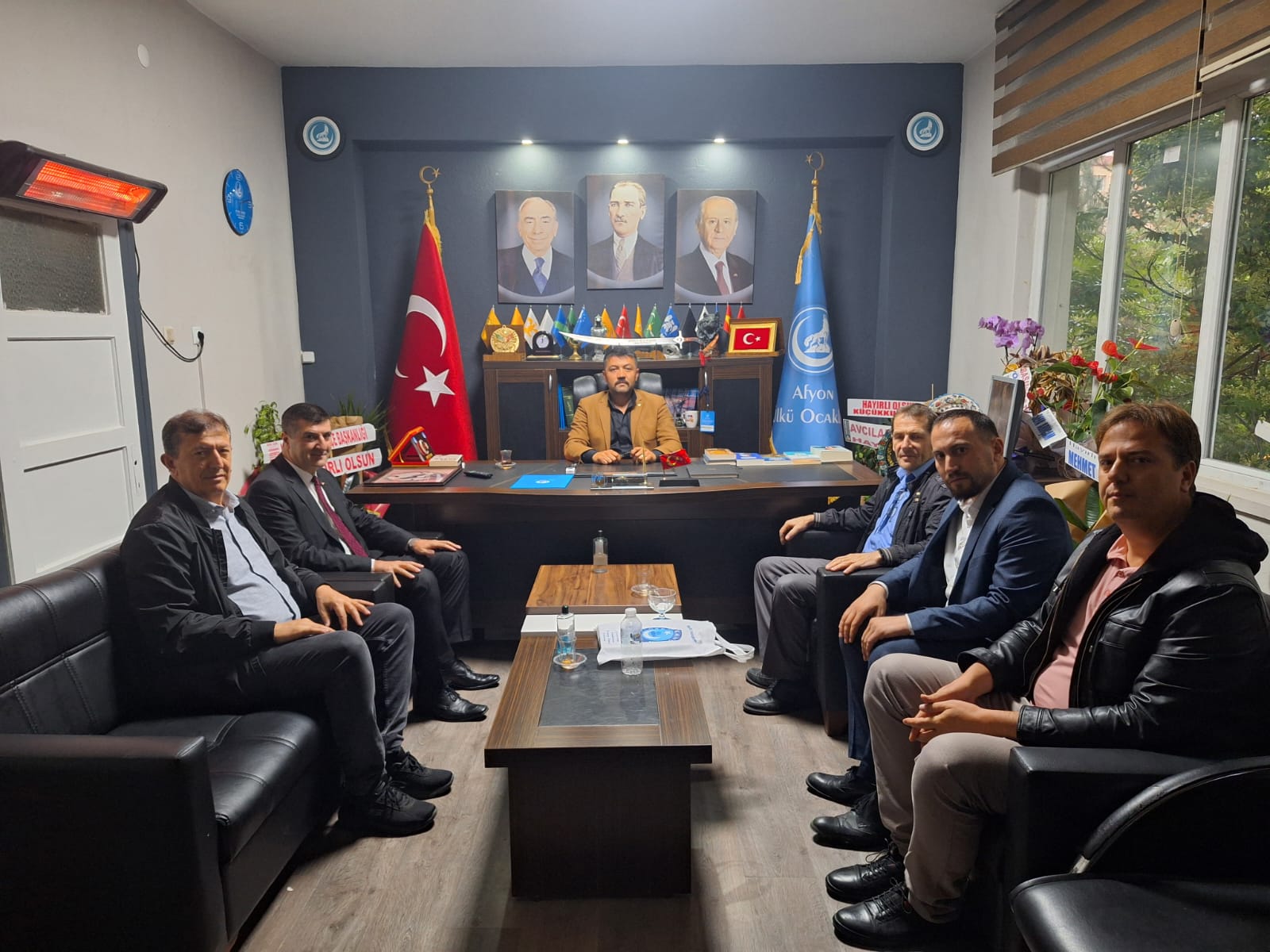Çiçeği Burnunda Başkana Ziyaret