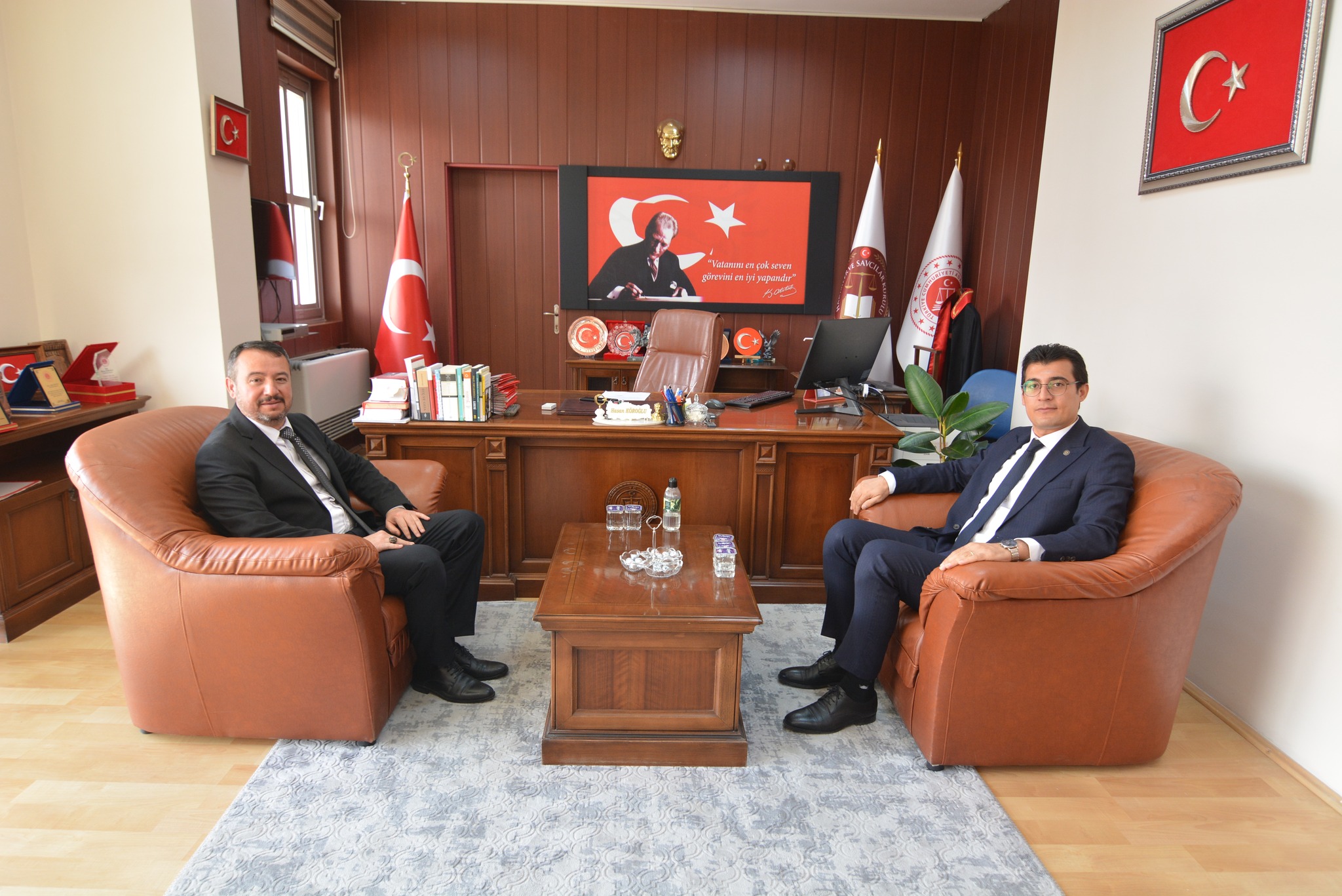 Başkan Öztaş'tan  Cumhuriyet Savcılarına İadeyi Ziyaret