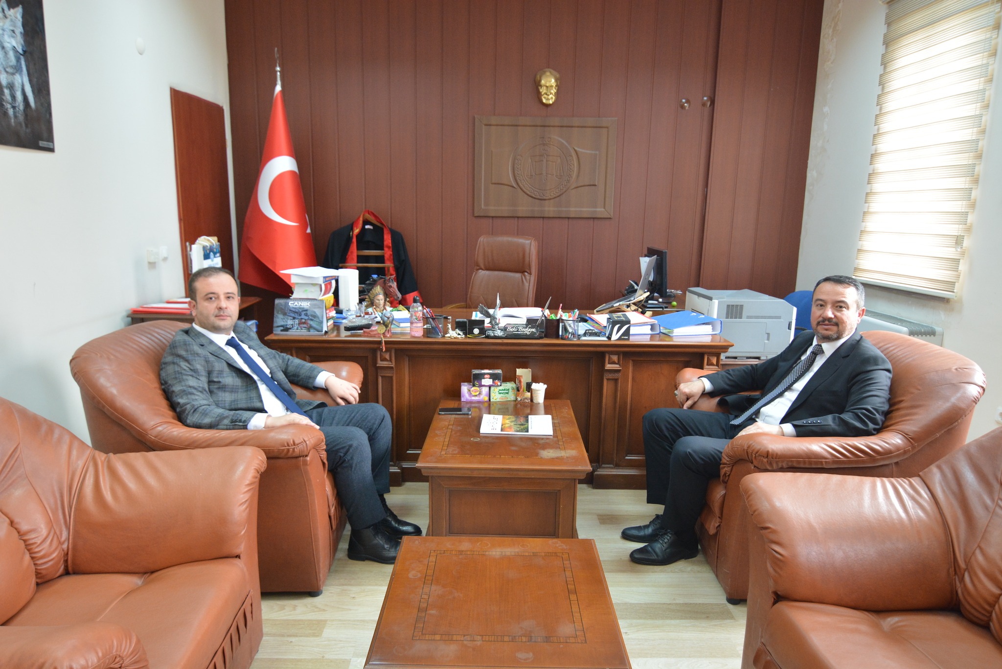 Başkan Öztaş'tan  Cumhuriyet Savcılarına İadeyi Ziyaret
