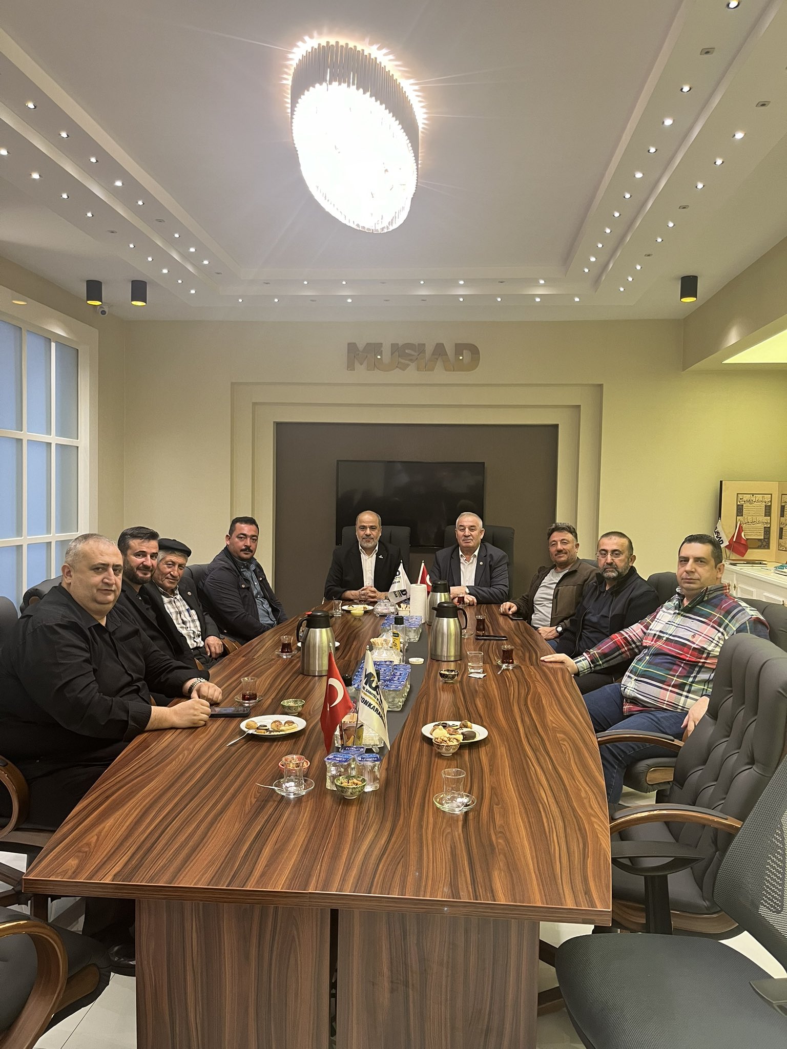 Başkan İşlek'e Başkan Çankaya ve Yönetiminden Ziyaret