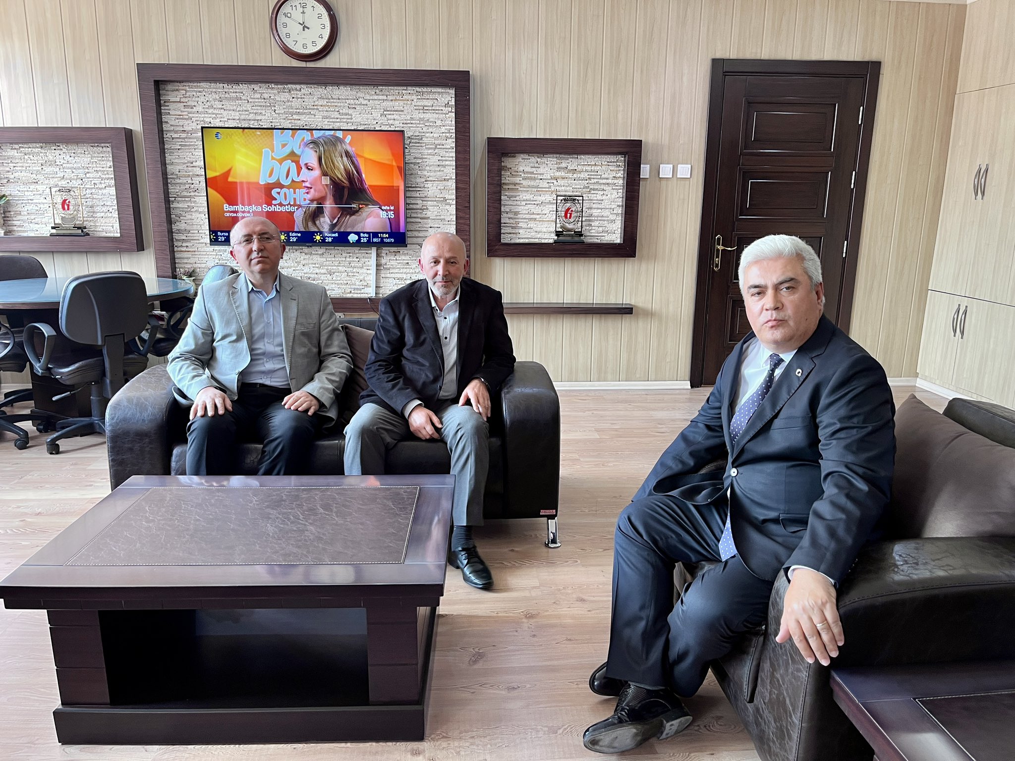 Siper'den İade-i Ziyaret Defterdar Ar Makamda Ağırladı
