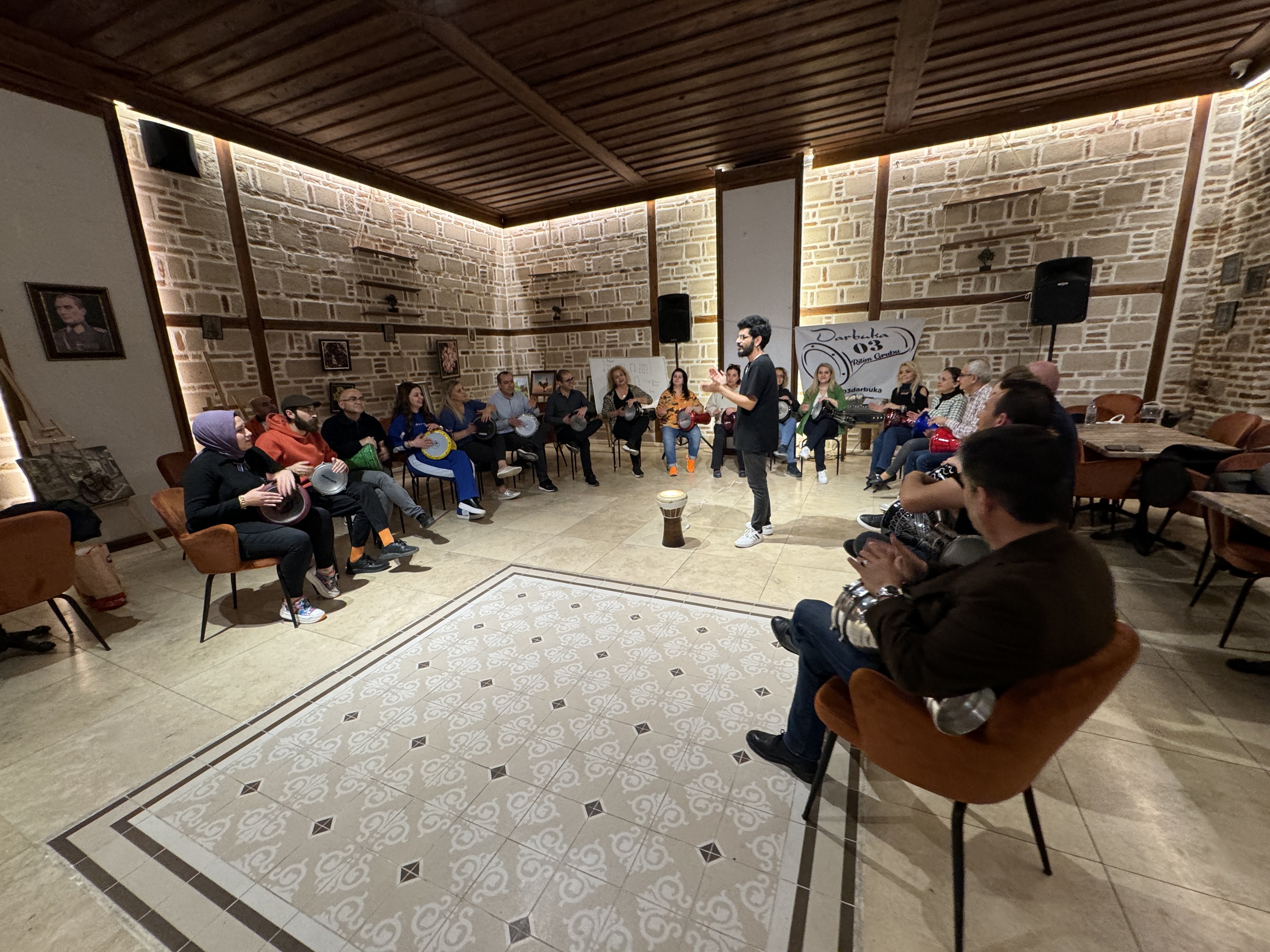 Kalp Nakli Bekleyen Çocuk İçin Sahne Alacaklar! Darbuka kursuna katılan 40 kursiyer 2,5 yaşındaki İbrahim yararına konser verecek