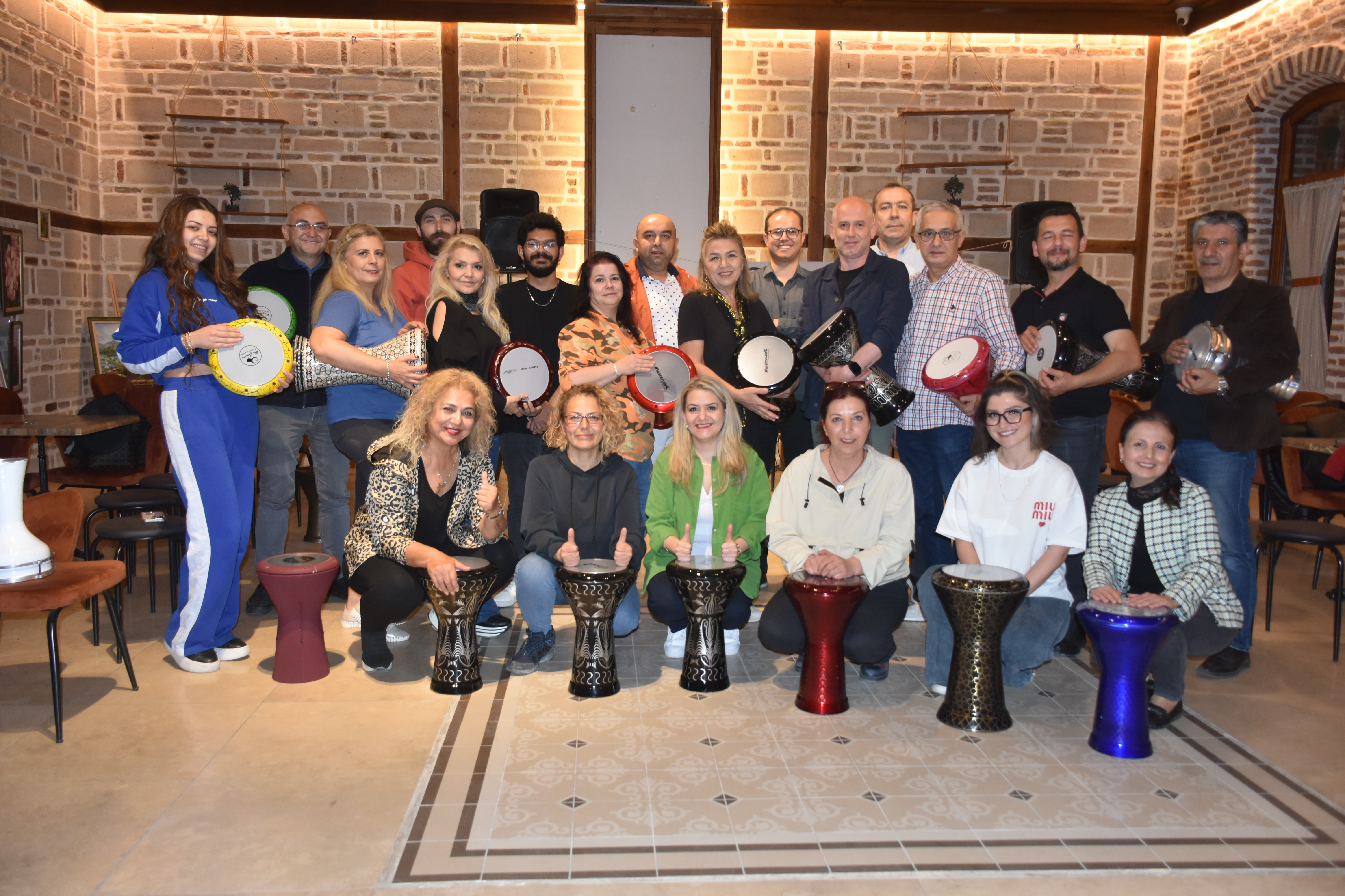 Kalp Nakli Bekleyen Çocuk İçin Sahne Alacaklar! Darbuka kursuna katılan 40 kursiyer 2,5 yaşındaki İbrahim yararına konser verecek