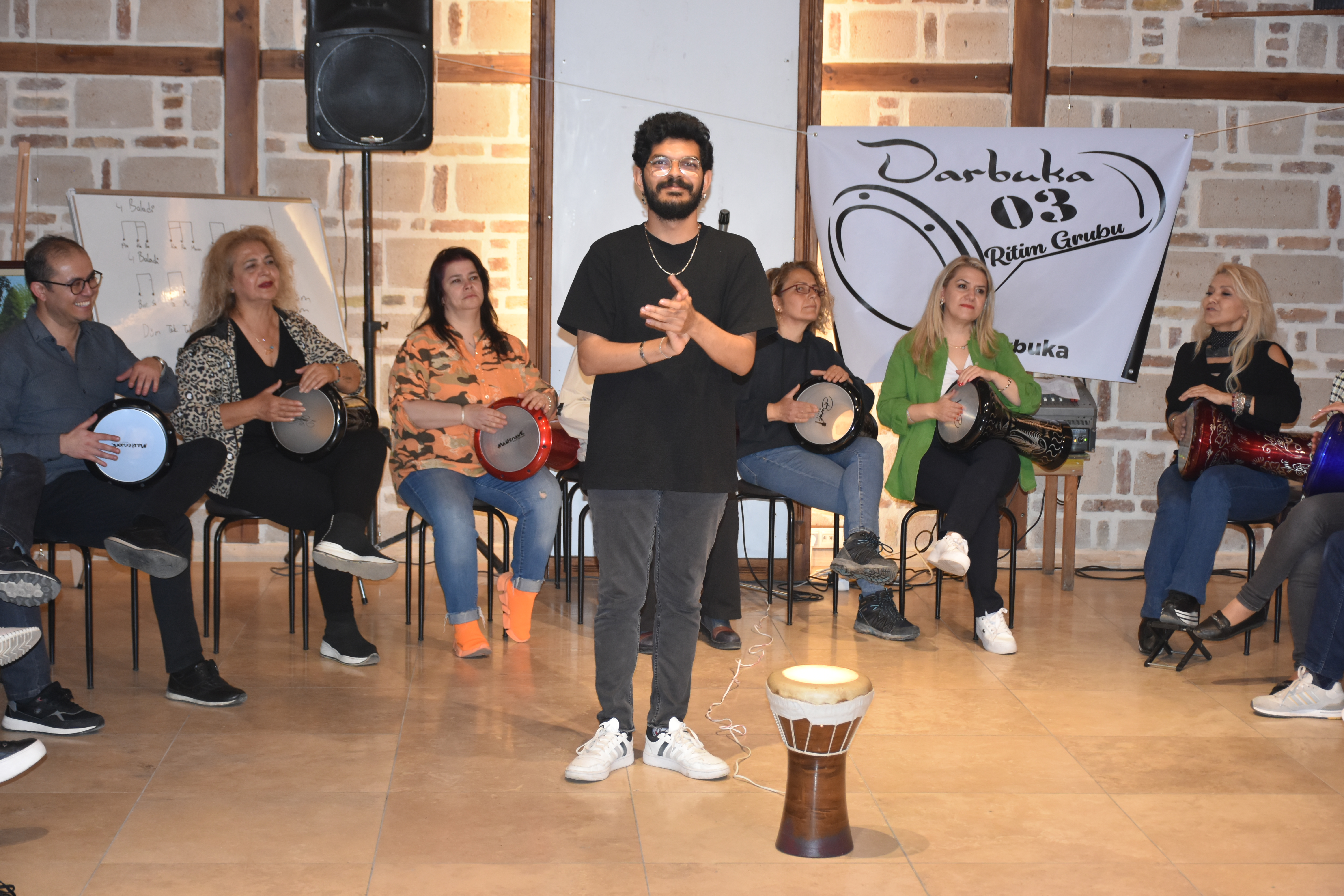 Kalp Nakli Bekleyen Çocuk İçin Sahne Alacaklar! Darbuka kursuna katılan 40 kursiyer 2,5 yaşındaki İbrahim yararına konser verecek