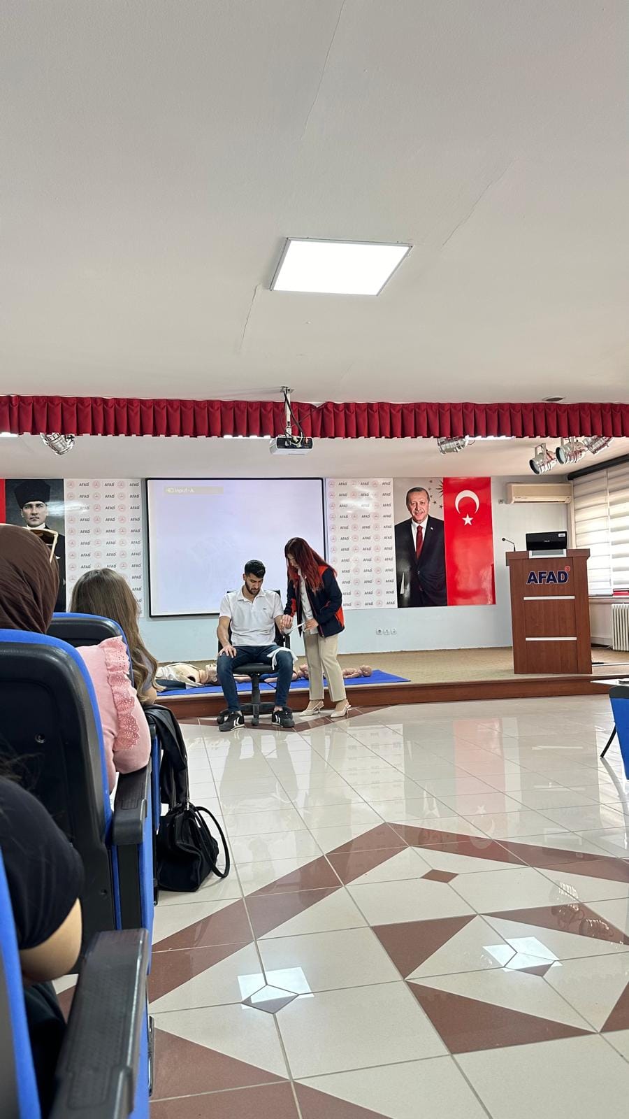 AFSÜ İYAK TOPLULUĞUNA  AFAD’DAN TEMEL İLKYARDIM EĞİTİMİ