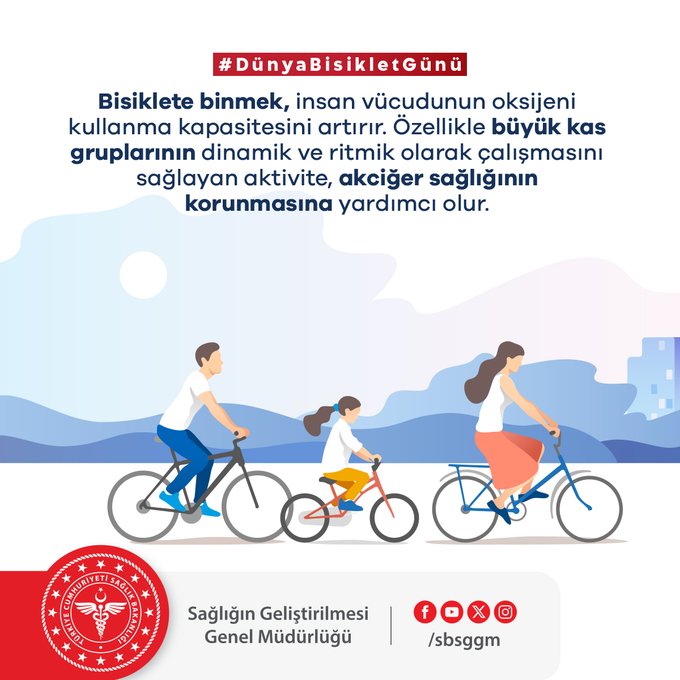 Sağlık Müdürlüğünden Bisiklet Kullanımına Teşvik