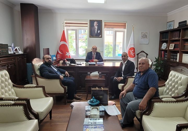BELEDİYE BAŞKANI HÜSEYİN VAROL'DAN İL MÜFTÜSÜ LÜTFÜ İMAMOĞLU'NA ZİYARET