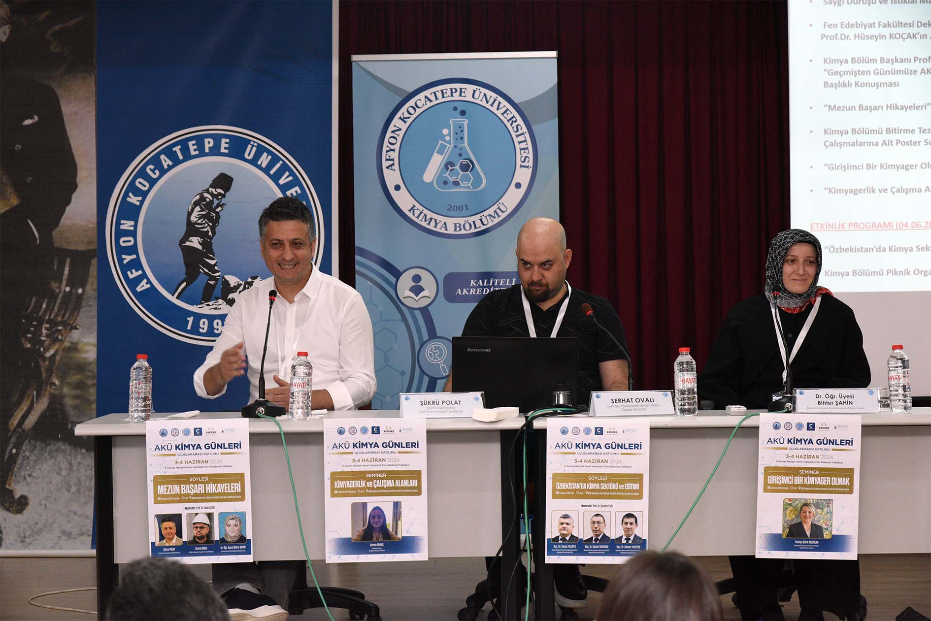 “AKÜ Kimya Günleri” Etkinliğinin Üçüncüsü Başladı