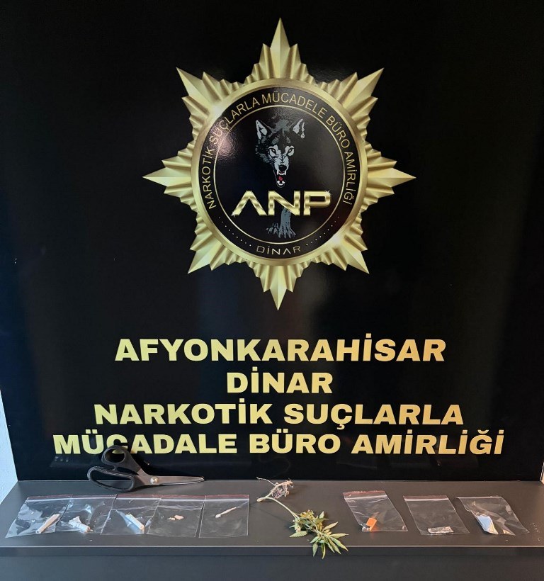 DİNAR'DA UYUŞTURUCU OPERASYONU!