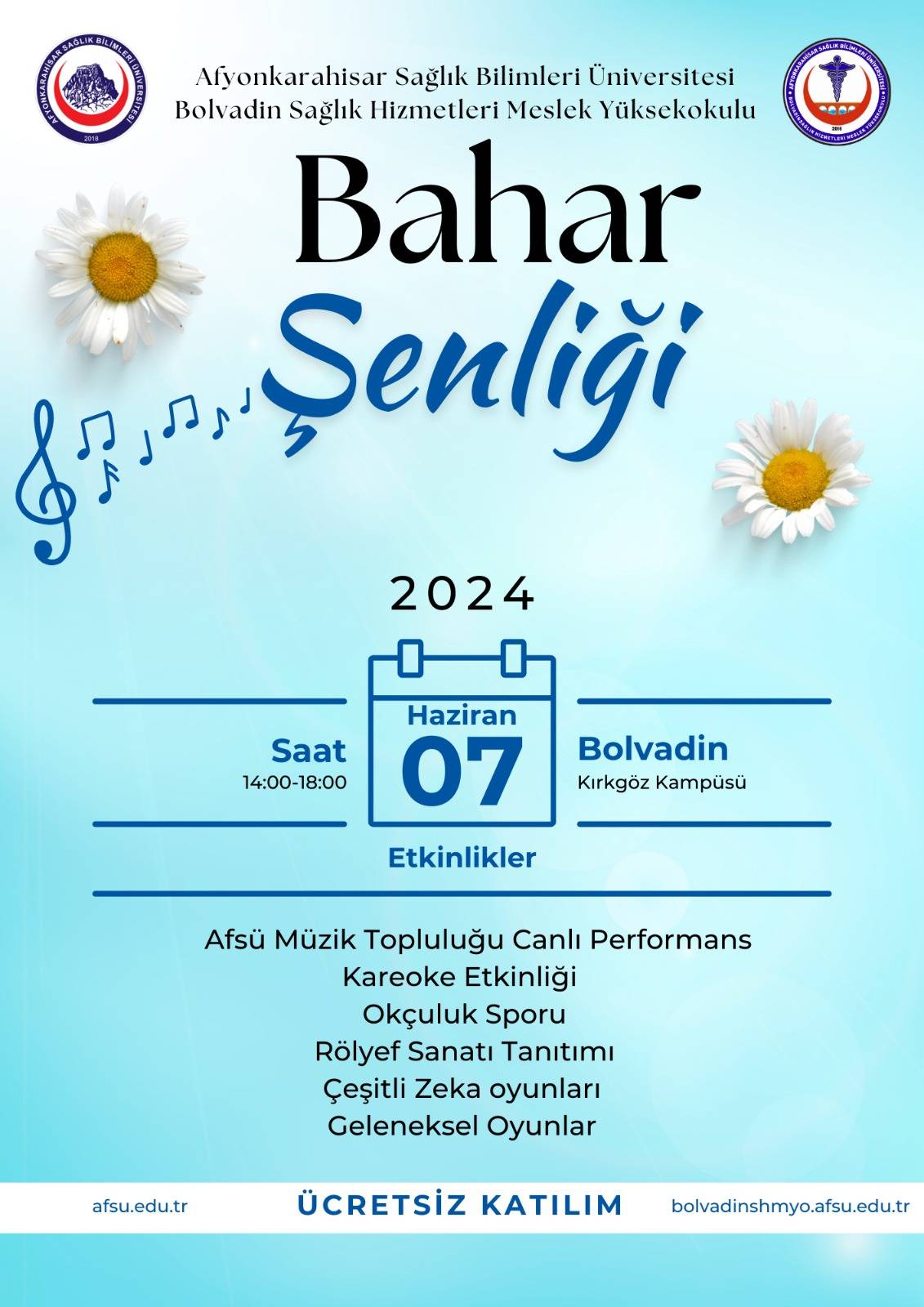 ÖĞRENCİLER BAHAR ŞENLİĞİNDE  BİR ARAYA GELECEK