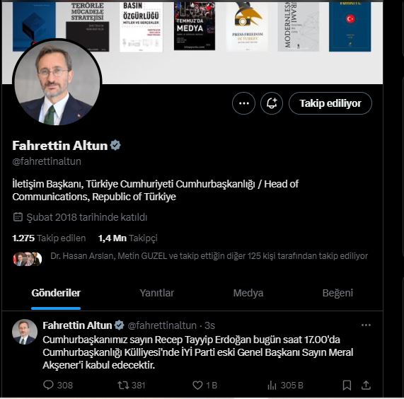 CUMHURBAŞKANI ERDOĞAN İLE  AKŞENER GÖRÜŞECEK