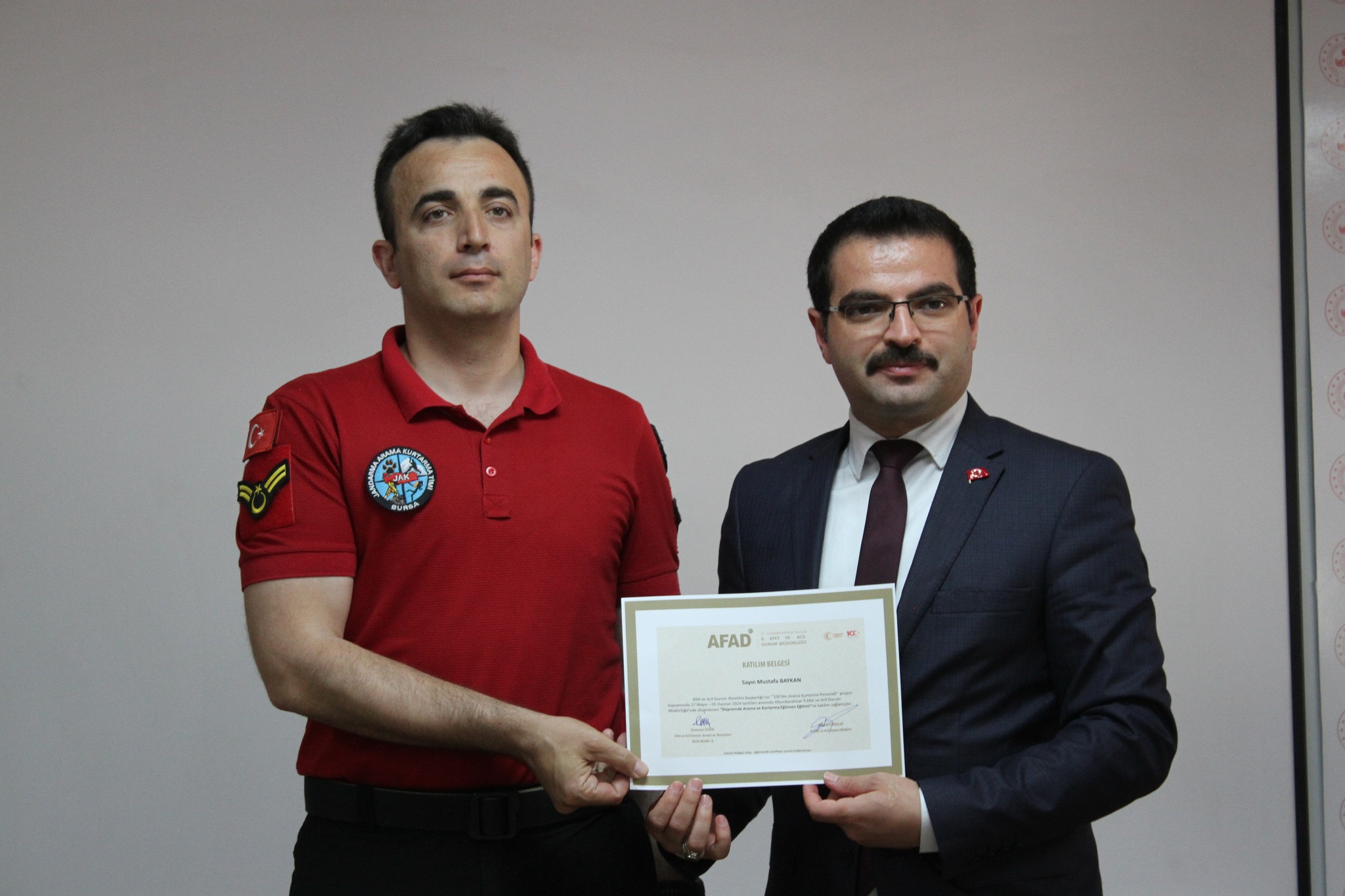 JAK Personeline Depremde Arama Kurtarma Eğitimi Verildi
