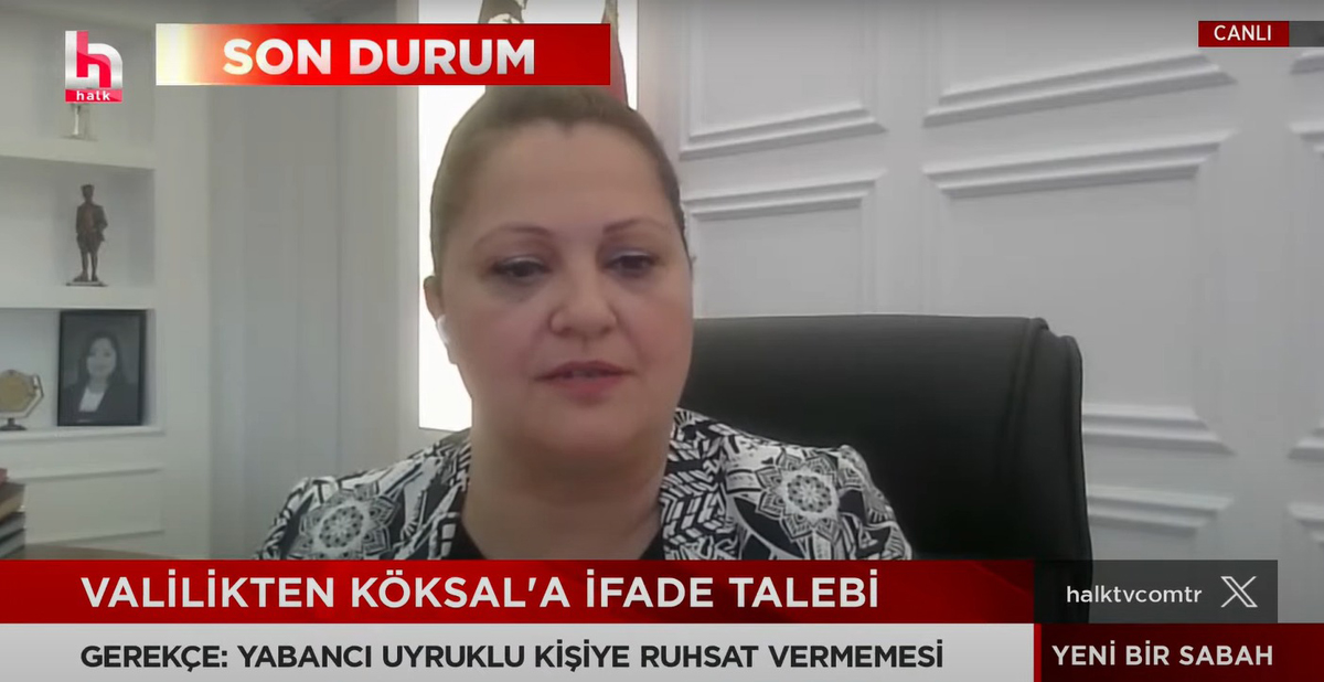 Başkan Köksal Halk TV Yayınına katıldı