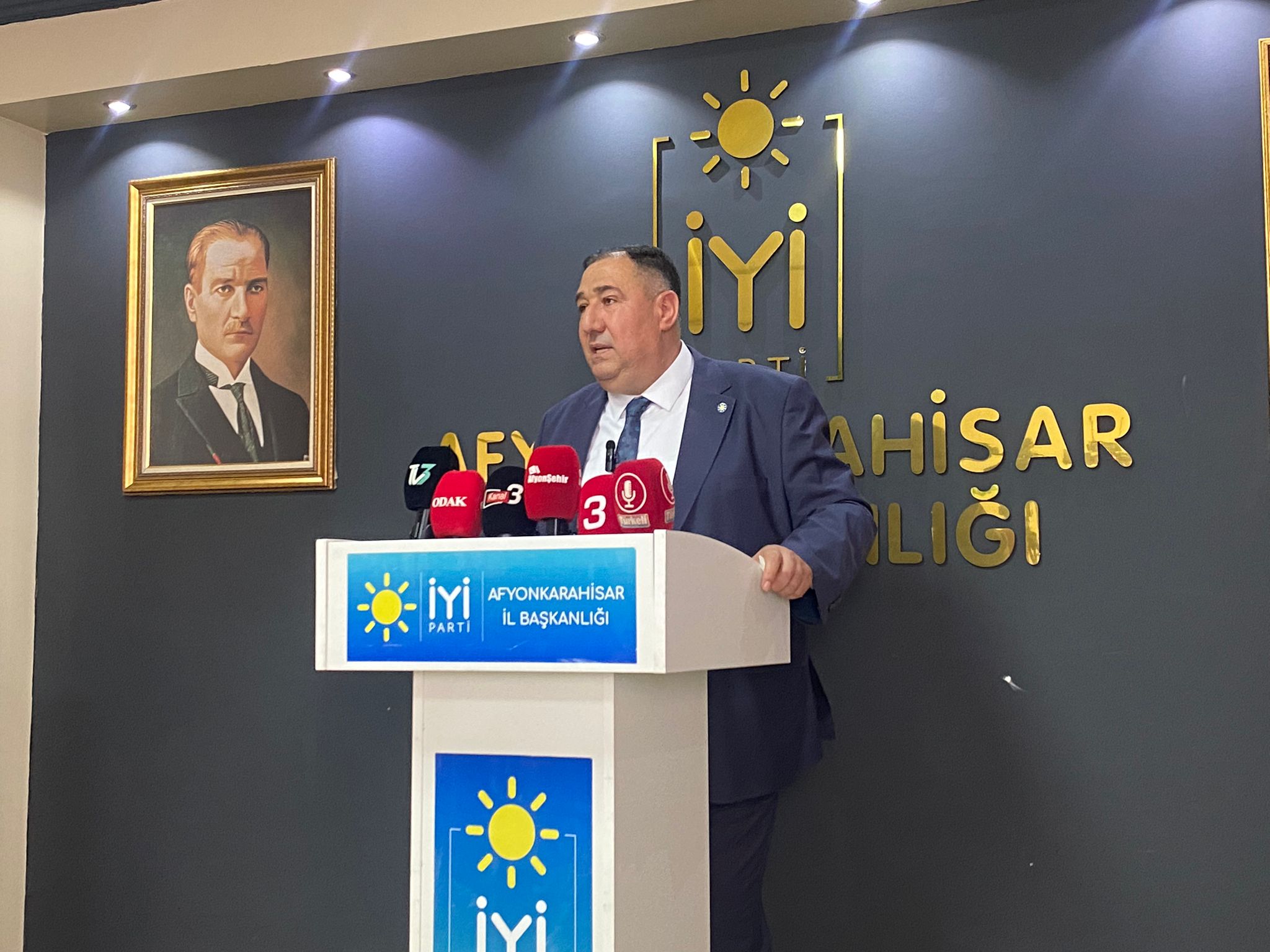 İYİ PARTİ İL BAŞKANI MISIRLIOĞLU AÇIKLAMALARDA BULUNDU