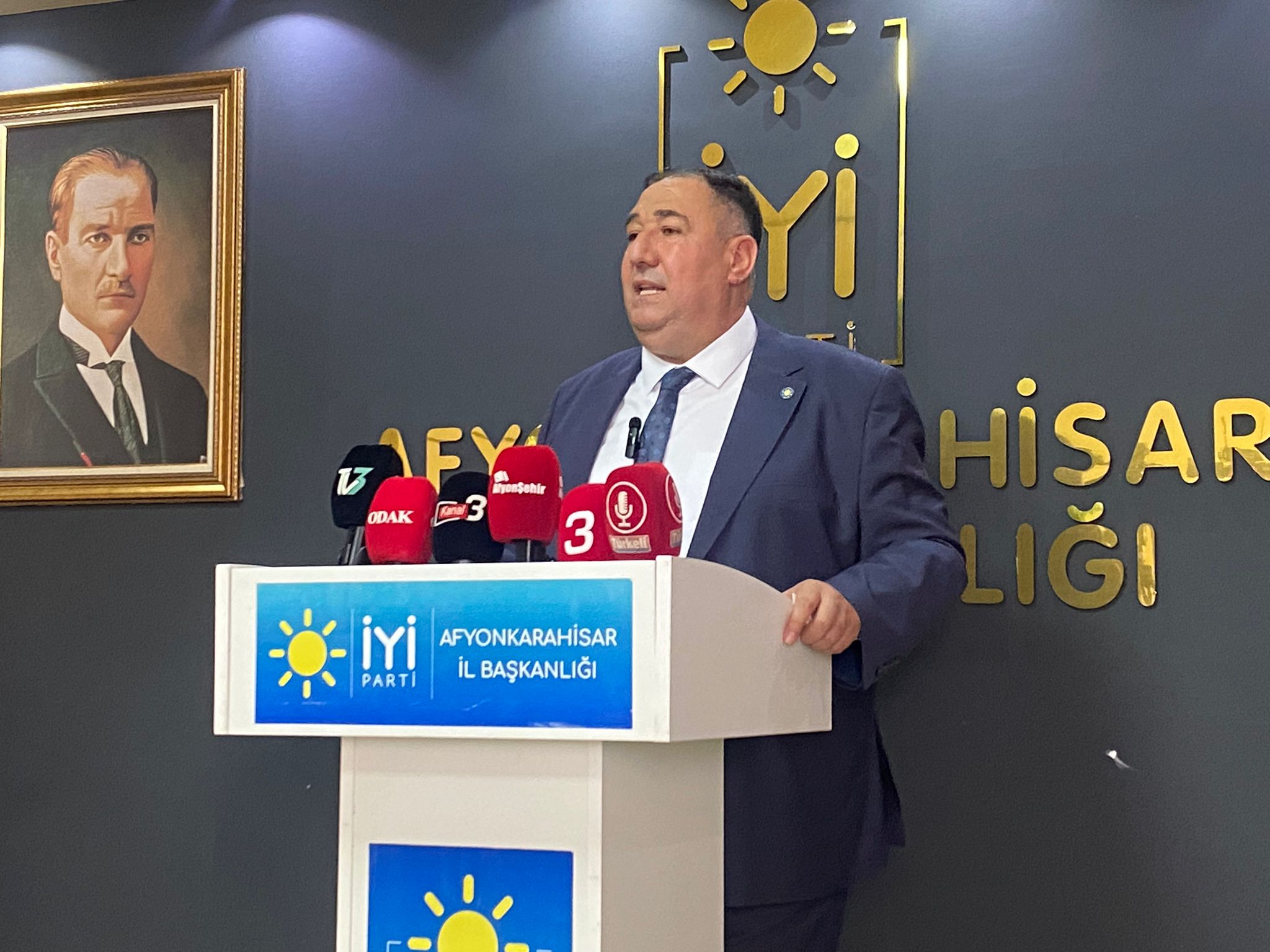 İYİ PARTİ İL BAŞKANI MISIRLIOĞLU AÇIKLAMALARDA BULUNDU