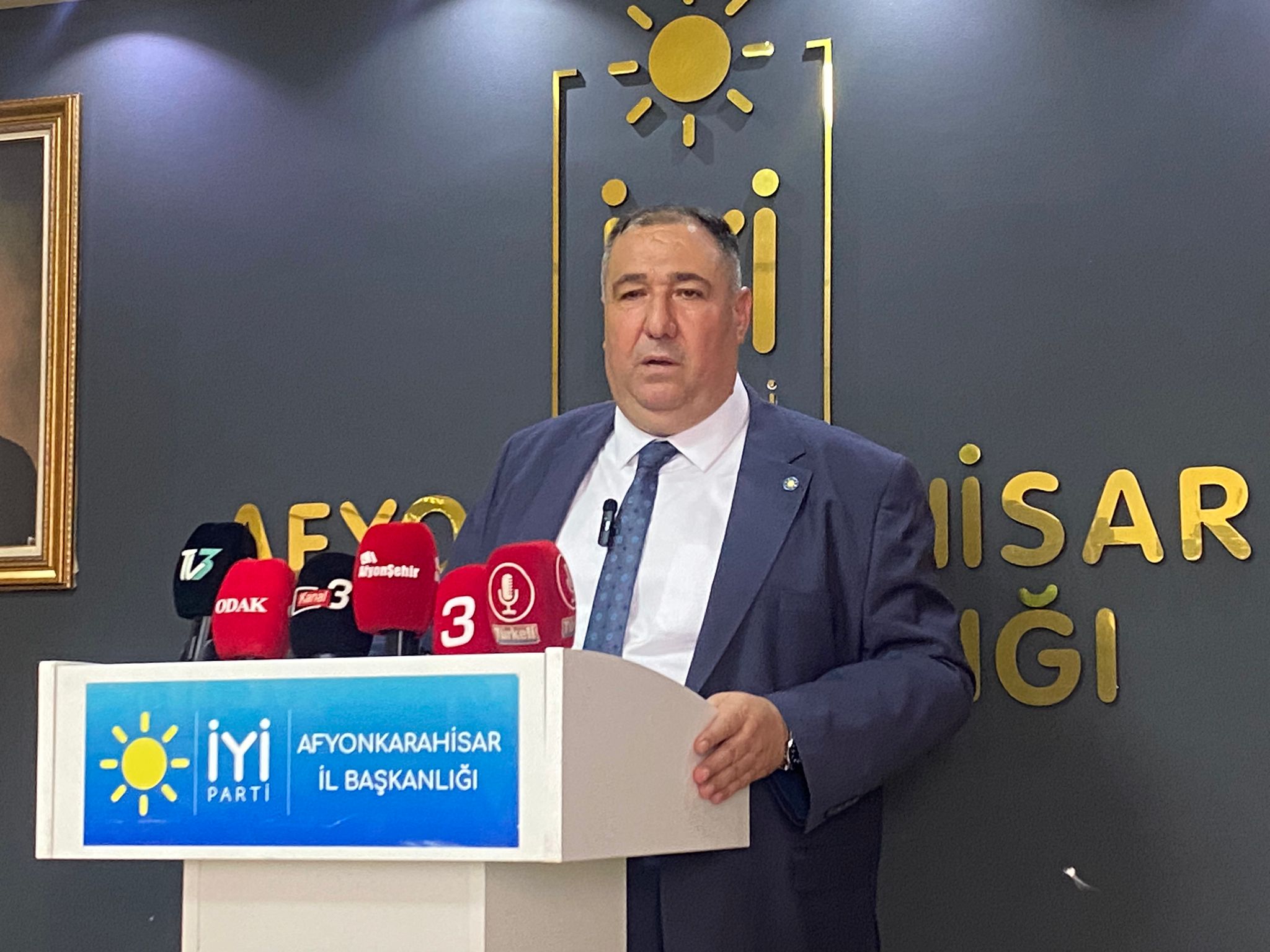 İYİ PARTİ İL BAŞKANI MISIRLIOĞLU AÇIKLAMALARDA BULUNDU