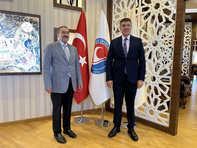 Burdur'un Fahri Hemşehrisi Eski Bakan Eroğlu Ziyarete Bulundu