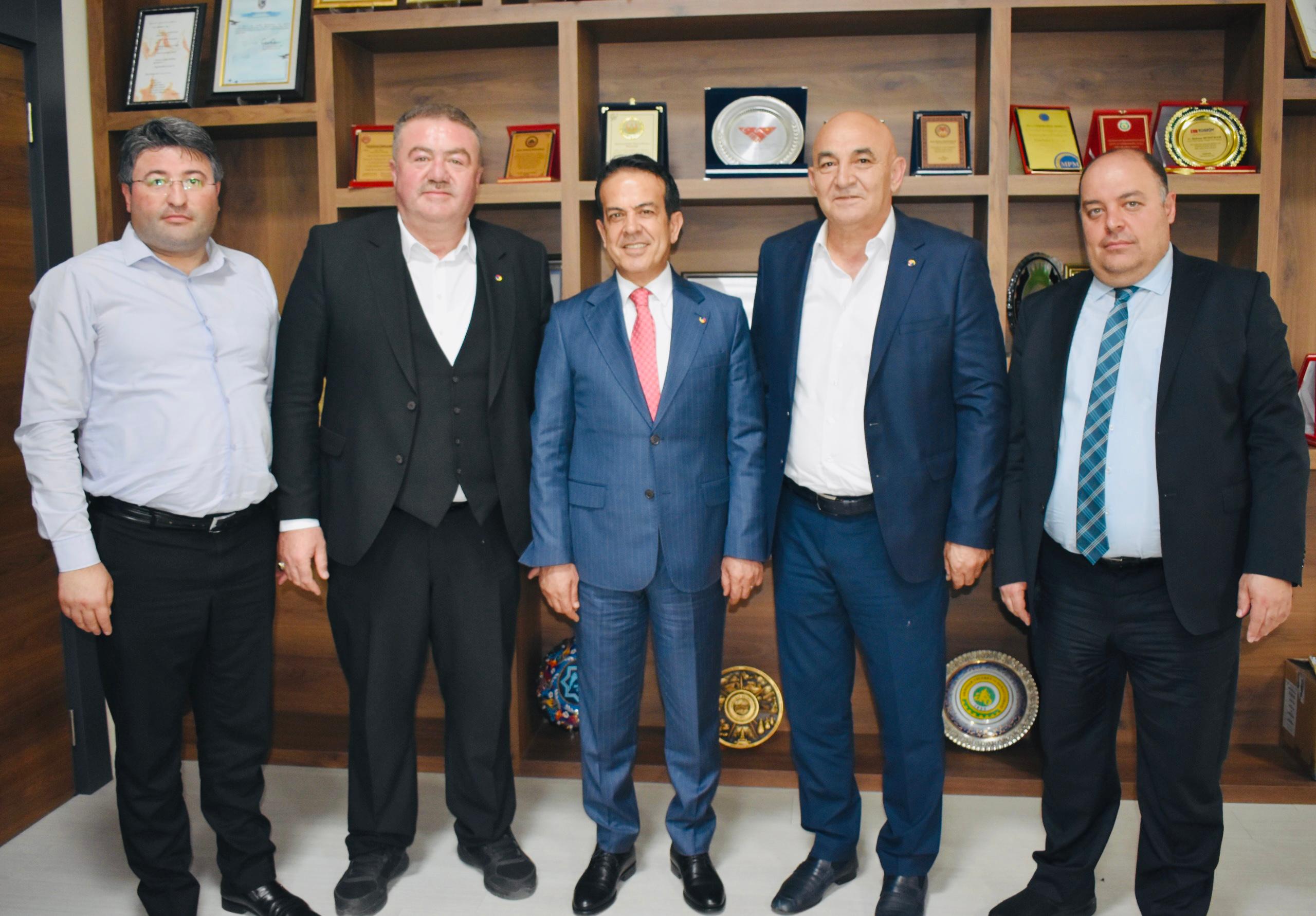 ’’ AFYONKARAHİSAR TİCARET BORSASI TOBB YÖNETİM KURULU ÜYESİ ÇANDIR’I AĞIRLADI ‘’
