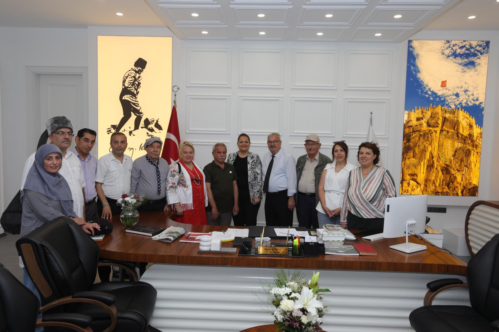 AFYAŞAD BAŞKAN BURCU KÖKSAL’I ZİYARET ETTİ
