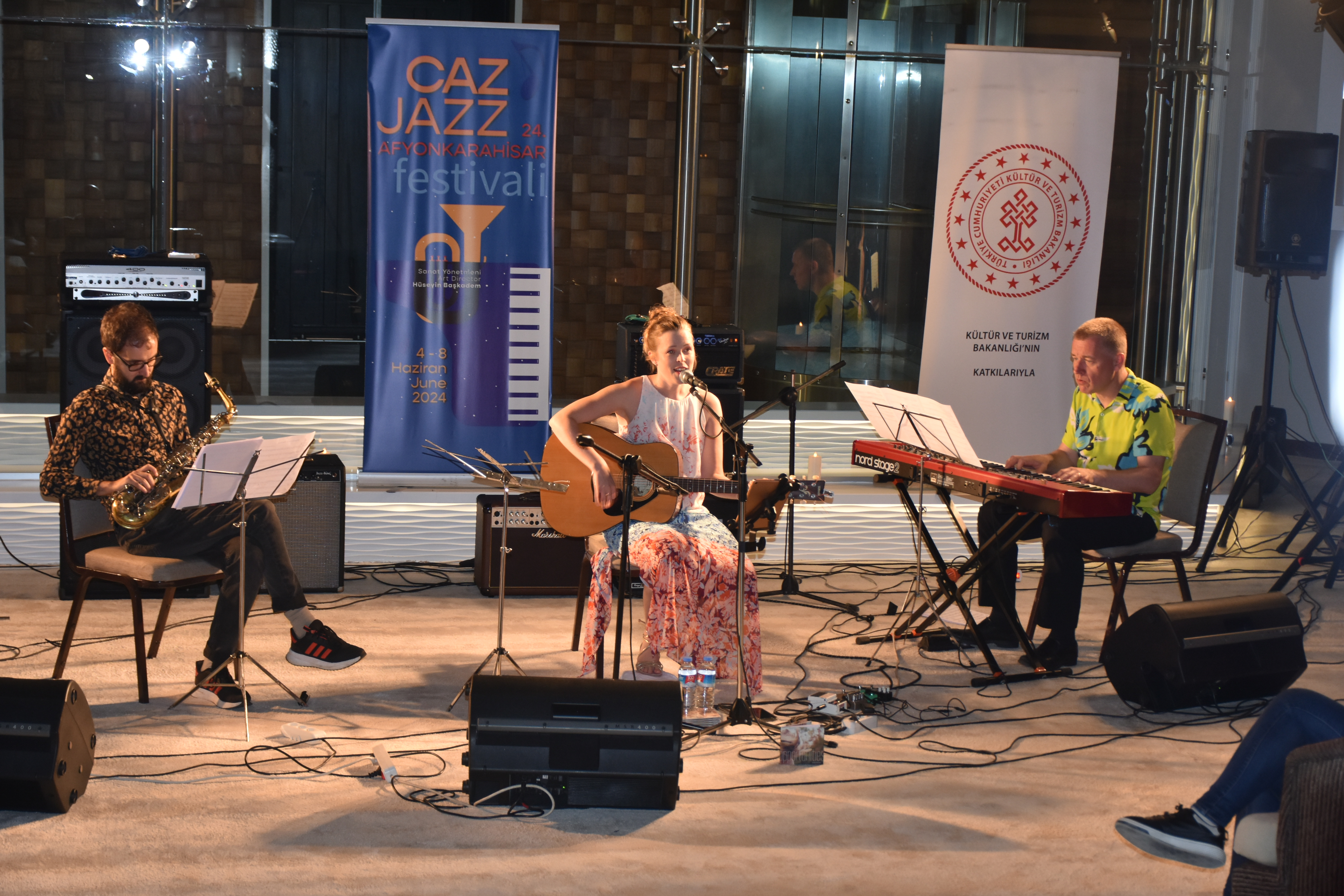 24. Afyonkarahisar Caz Festivali'nde Çekyalı 4 Grup Konser Verdi