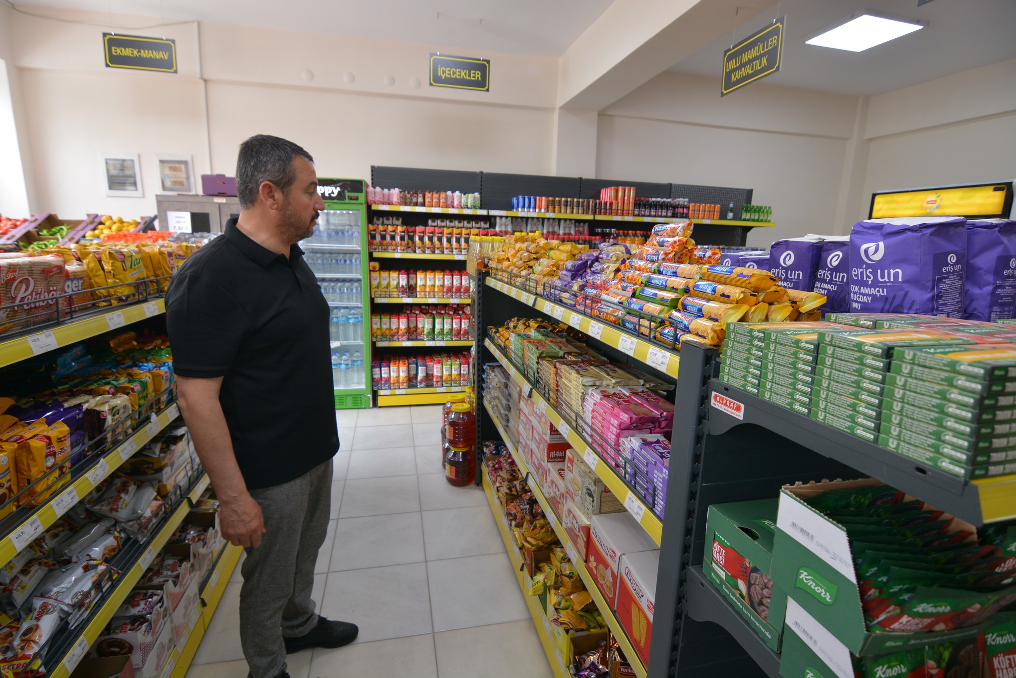 Başkan Öztaş'tan TOKİ Market Denetimi