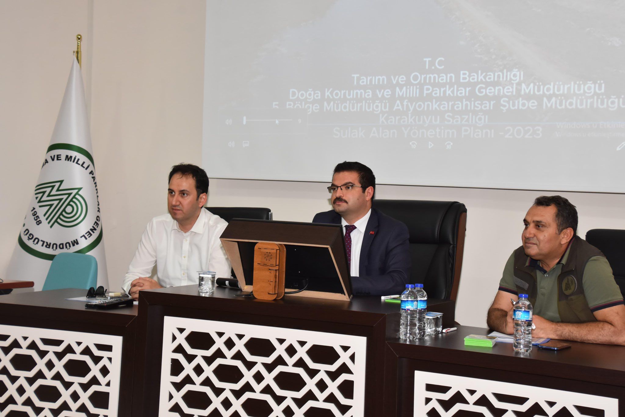 BOLVADİN YETKİLİLERİ MAHALLİ SULAK ALAN TOPLANTISINA KATILDI