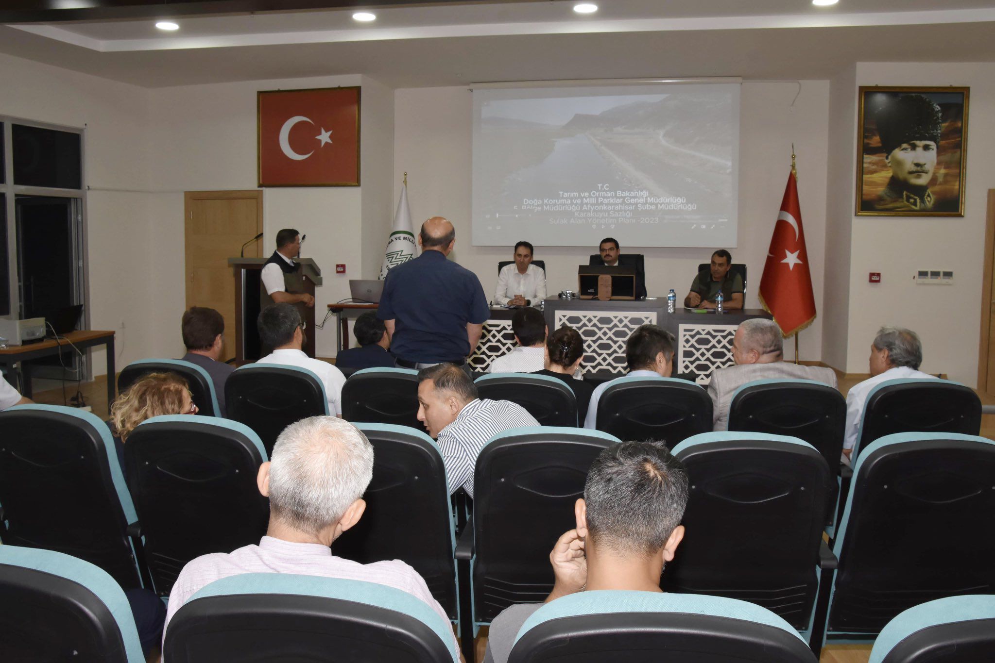 BOLVADİN YETKİLİLERİ MAHALLİ SULAK ALAN TOPLANTISINA KATILDI
