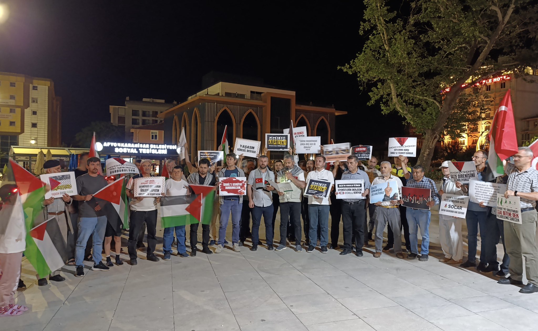 AGD Afyon'dan İsrail'in Filistin Saldırılarına Tepki